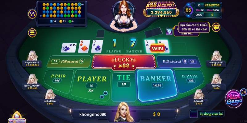 Baccarat online tại FM88 có luật chơi dễ hiểu