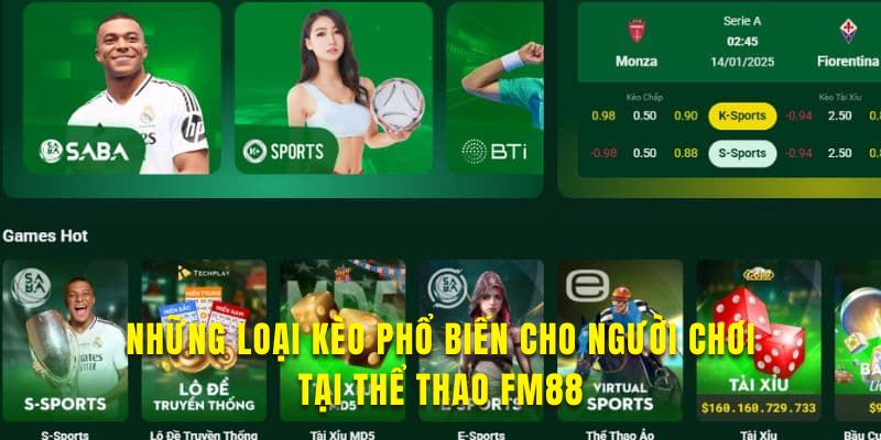 Tham khảo các kèo hấp dẫn tại thể thao FM88